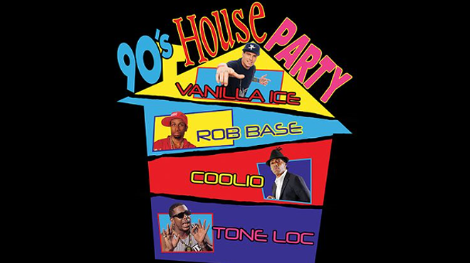 Image: 90’s House Party ft. Vanilla Ice, Rob Base, Tone Loc and Coolio