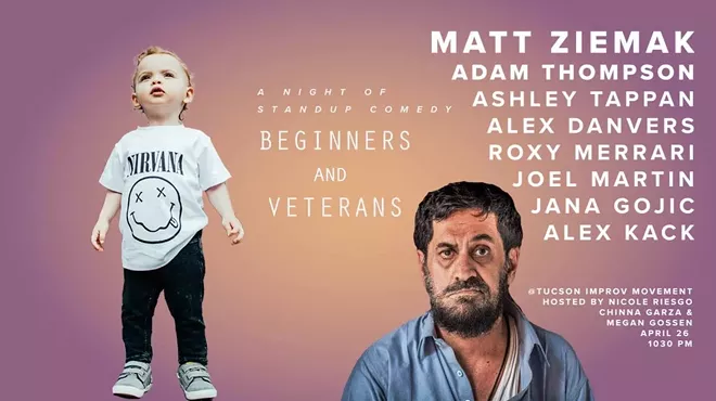 Image: Beginners and Veterans Stand Up Comedy Showcase at Tucson Improve Movement