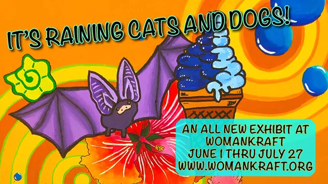 Image: 'It's Raining Cat's and Dog's' New Art Exhibit