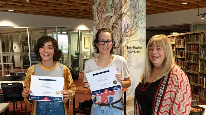 Image: WOW Teen Reading Ambassador Recognition Ceremony Featuring Larry Dane Brimner