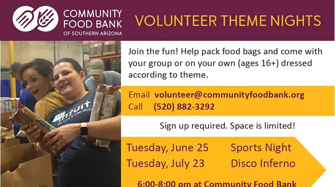 Image: Disco Inferno Volunteer Theme Night by the Community Food Bank of Southern Arizona
