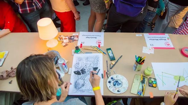 Image: MOCA Monster Drawing Rally