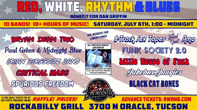 Image: Benefit for musician Dan Griffin suffering with Acute Pancreatitis 10 bands