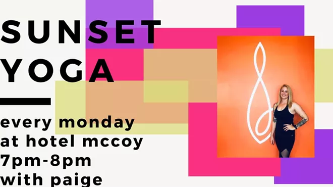 Image: Sunset Yoga on Mondays (with a beer)