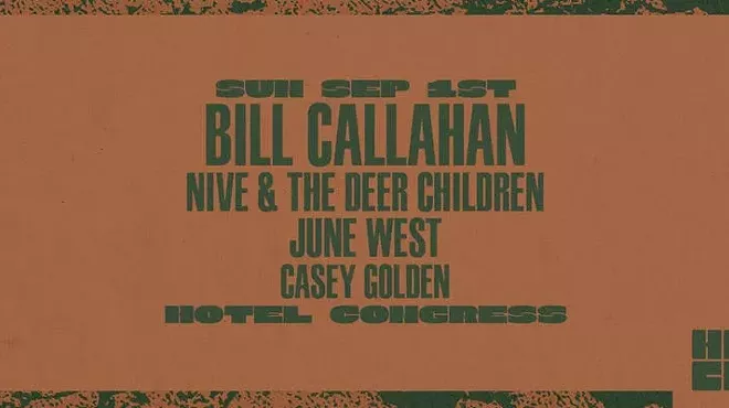 Image: Bill Callahan at Hotel Congress