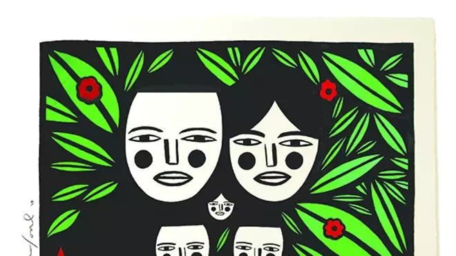 Image: Drawing on Experience Phoenix artists at Bernal Gallery honor immigrants in bright and bold ink paintings