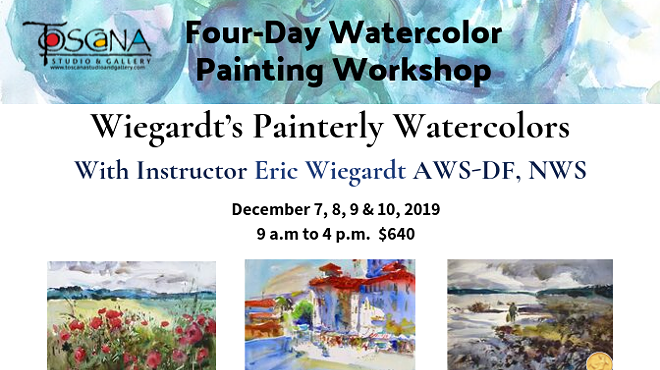 Image: Watercolor Painting Workshop – Painterly Watercolors with Eric Wiegardt AWS-DF, NWS