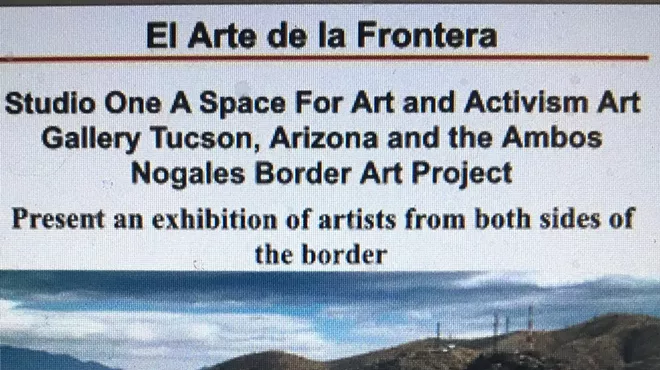 Image: Nogales Border Art Project Plastic Arts Corridor