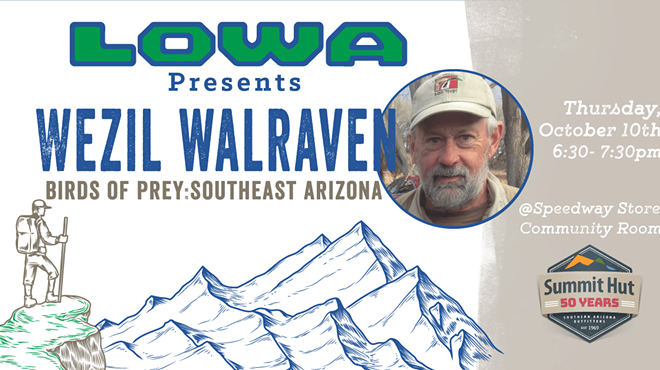 Image: Wezil Walraven "Birds of Prey:Southeast AZ" Sponsored by LOWA