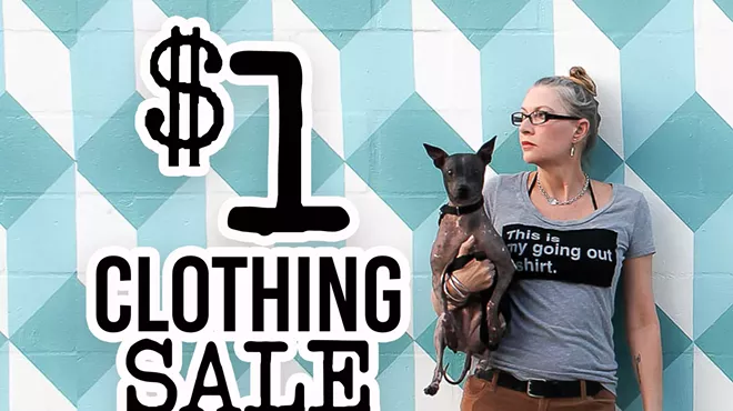 Image: Buffalo Exchange $1 Clothing Sale