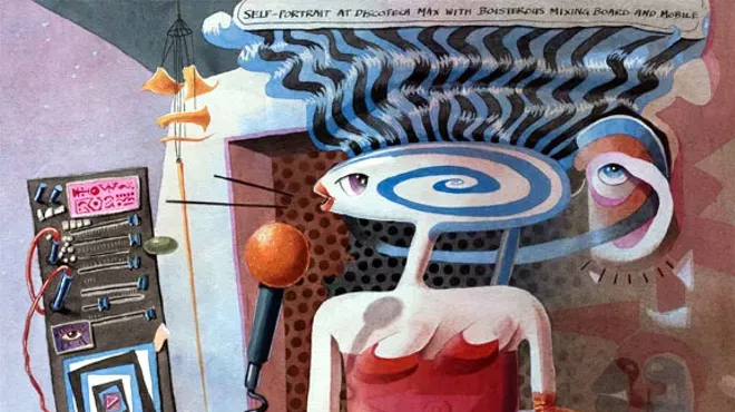 Image: The Cat, The Bird and The Boisterous Mixing Board