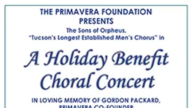 Image: Sons of Orpheus Concert in Memory of Gordon Packard