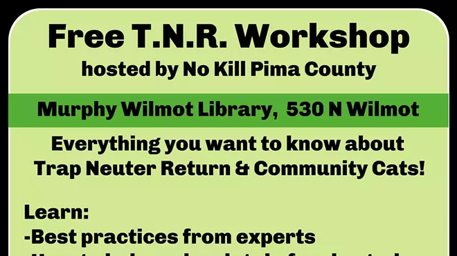 Image: Free TNR Workshop hosted by No Kill Pima County