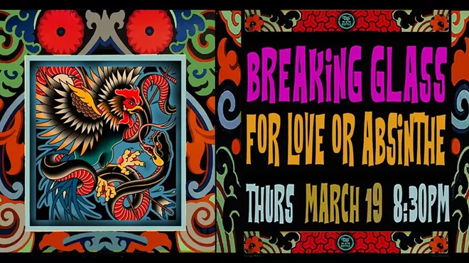 Image: Breaking Glass w/For Love or Absinthe