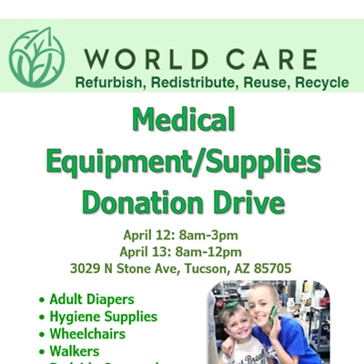 Image: Local Nonprofit Collecting Medical Supplies at Donation Drive