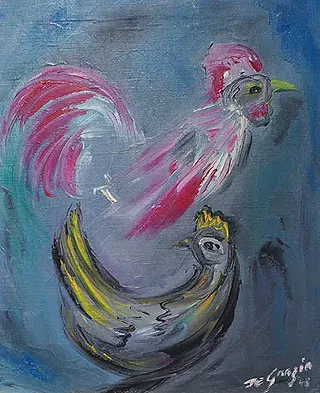 Image: “DeGrazia’s Chickens”