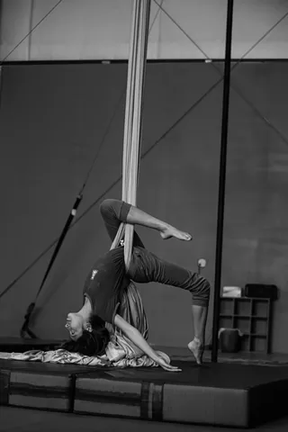 Image: Intro to Aerial Silks