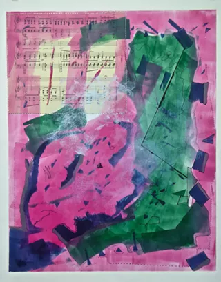 Image: Works on Paper Art Exhibit by Nancy Drigotas