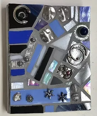 Image: Mosaics Using Found & Personal Items