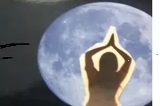 Image: Full moon gentle yoga