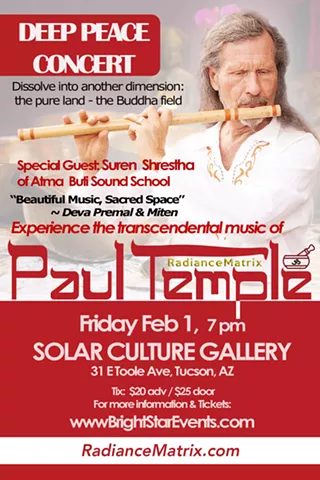 Image: Deep Peace Concert with Paul Temple