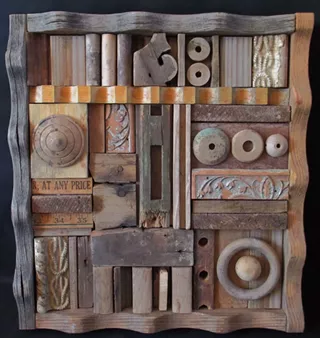 Image: Kim Crooks and Kyle Johnston - Encaustic Assemblage