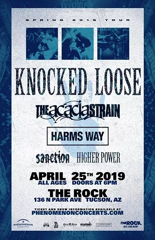 Image: Knocked Loose, The Acacia Strain, Harms Way, Sanction, Higher Power