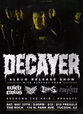 Image: Decayer, With Crows, Serpents Tongue, Endings