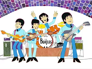 Image: Beatles Cartoon Pop Art Show featuring animator Ron Campbell