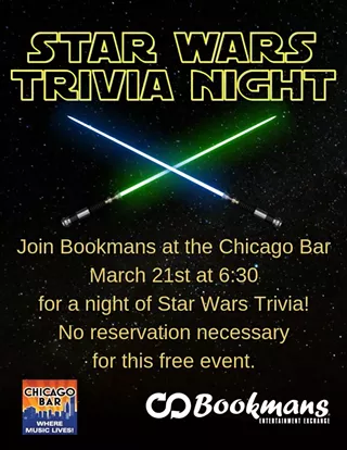 Image: Star Wars Trivia co-hosted with Bookman's