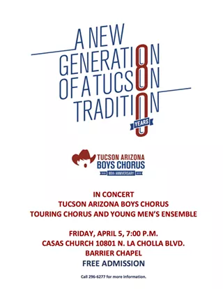 Image: Tucson Arizona Boys Chorus Free Concert