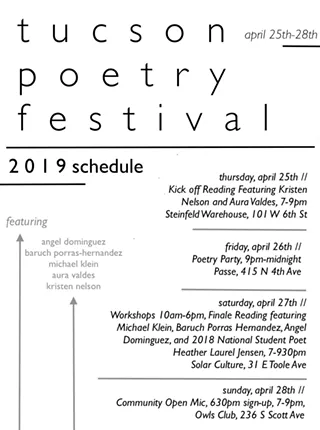 Image: 2019 Tucson Poetry Festival
