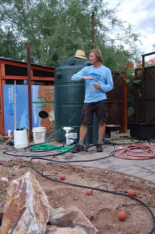 Image: Field Studies Class: Water Harvesting Irrigation Systems