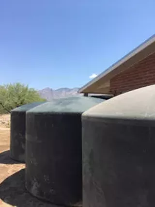 Image: Field Studies Class: Rain Tank Maintenance *NEW*