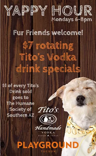 Image: Yappy Hour at Playground Bar & Lounge