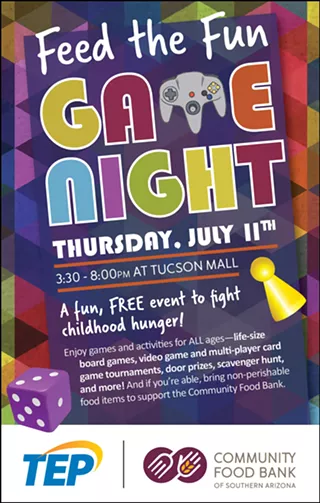 Image: Feed The Fun Game Night Powered by TEP