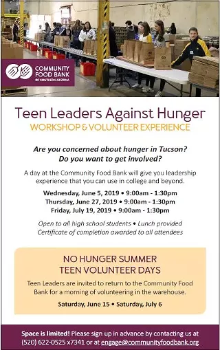 Image: Teen Leaders Against Hunger