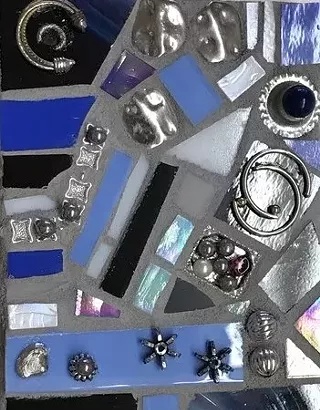 Image: Mosaics Using Found & Personal Items