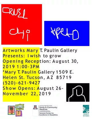 Image: Artworks mary t. paulin gallery presents: i wish to grow an opening reception by cruelchi hecho