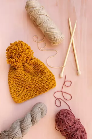 Image: Beanie Knitting for Beginners Workshop