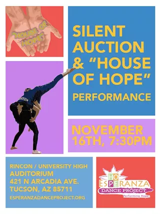 Image: Esperanza Dance Project hosts Silent Auction and performs “House of Hope”