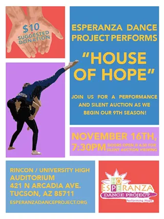 Image: Esperanza Dance Project hosts Silent Auction and performs “House of Hope”