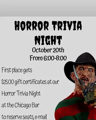 Image: Horror Trivia Night
