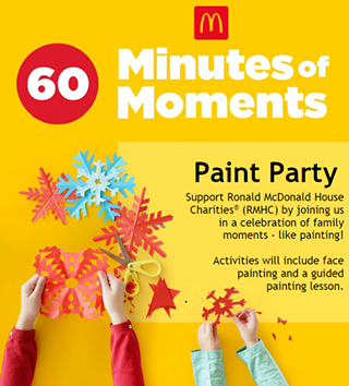 Image: Free Family Painting Party - Round-Up for RMHC Event
