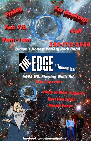 Image: The "Q" Tucson's Hottest Variety Rock Band is back at the Edge
