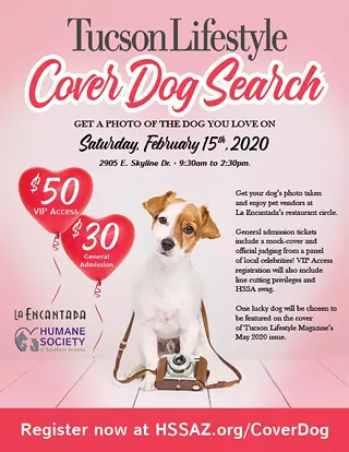 Image: Tucson Lifestyle Cover Dog Search 2020