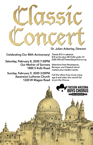 Image: Tucson Arizona Boys Chorus Classic Concert