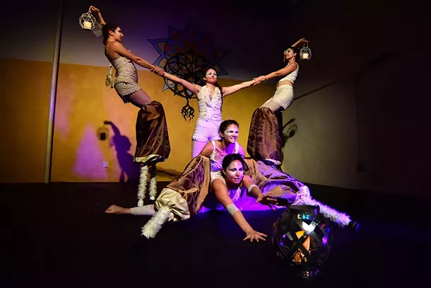 Image: Spectrum: A Theatrical Stilt Dance &amp; Acrobatic Spectacle