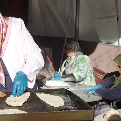 Image: The foods and booths of TMY