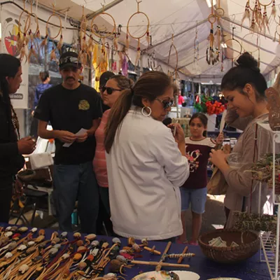 Image: The foods and booths of TMY